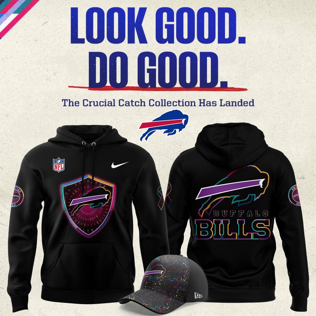 Buffalo Bills Crucial Catch 2025 Limited Hoodie