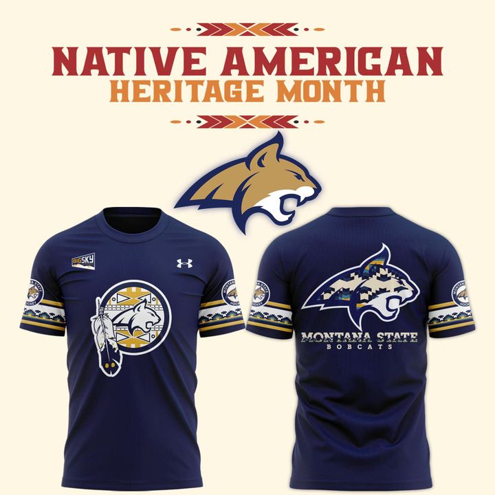 Montana State Football 2025 Native American Heritage Month T-shirt