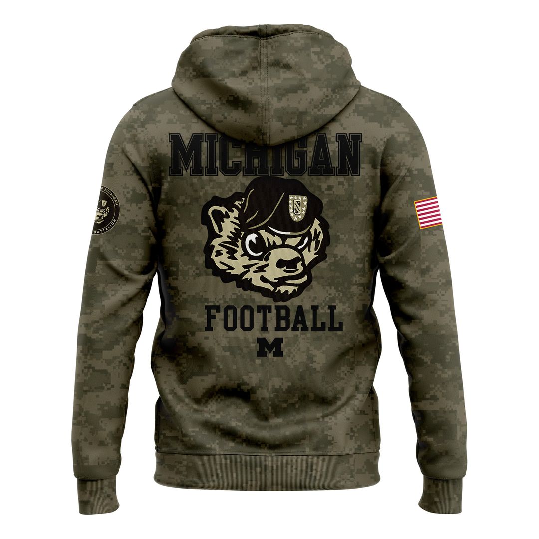 Michigan Wolverines Salute To Service Hoodie