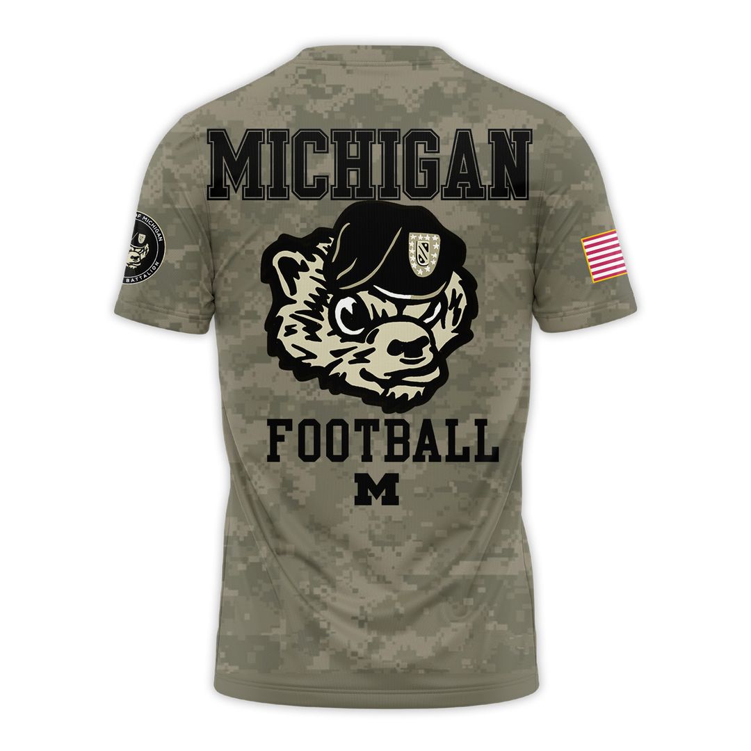 Michigan Wolverines Salute To Service T-shirt