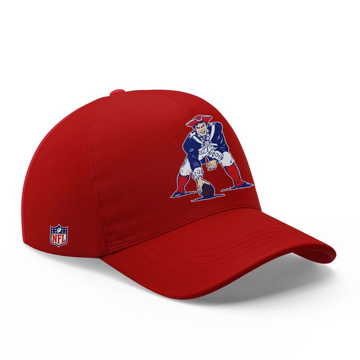 Limited edition New England Patriots Throwback Logo Hoodie Red