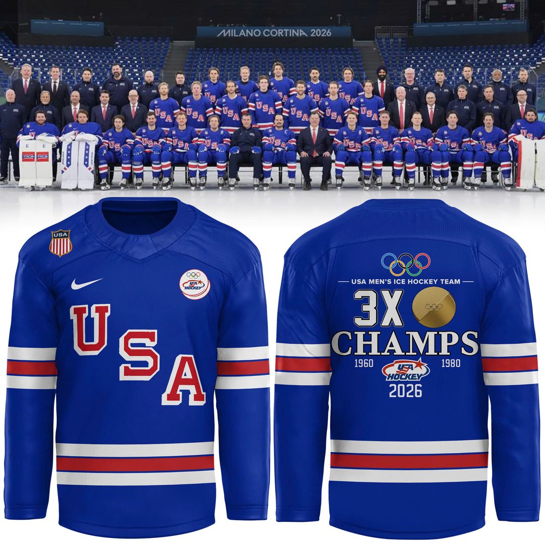 USA 2026 Hockey Jersey V3