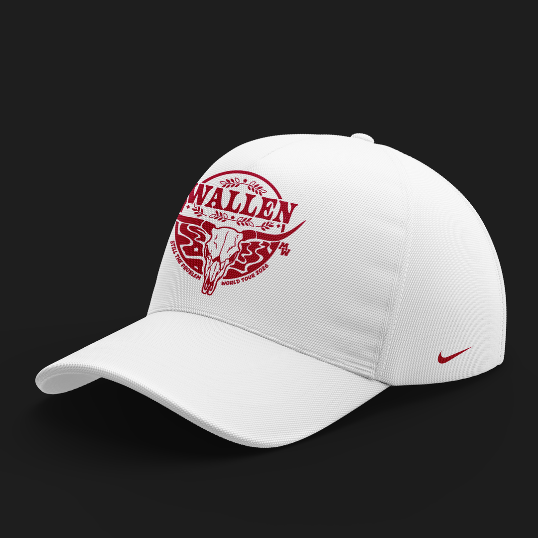 Exclusive Morgan Wallen x Alabama Football T-Shirt White "Still The Problem Tour 2026" for fans