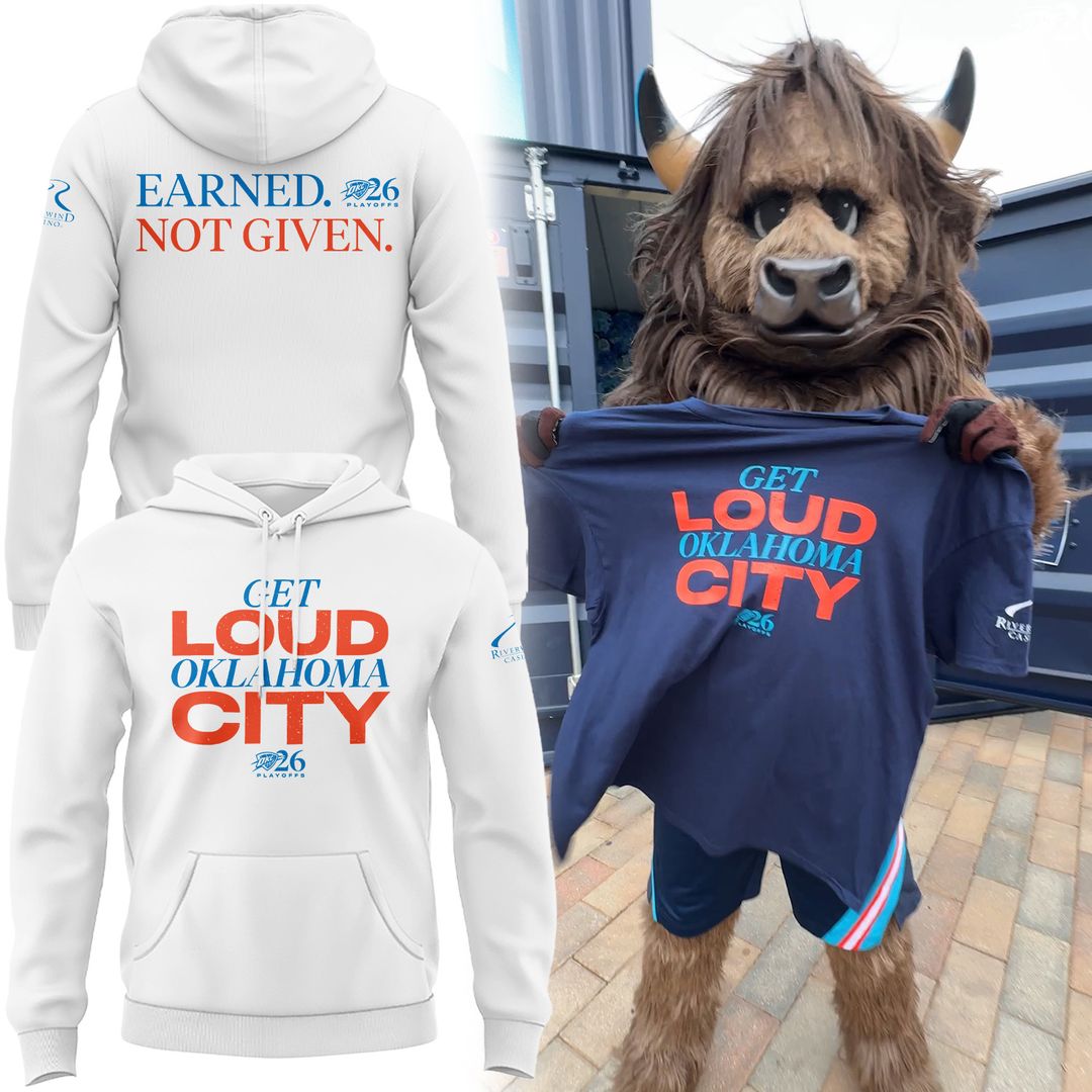 2026 Special Earned. Not Given. Oklahoma City Thunder Playoffs Hoodie