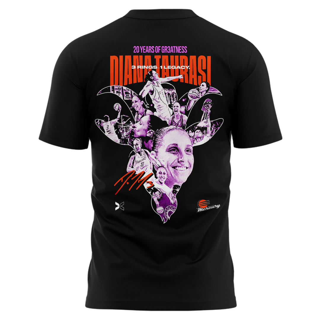 Diana Taurasi - Phoenix Mercury 20 Years 1 Team Portrait T-Shirt