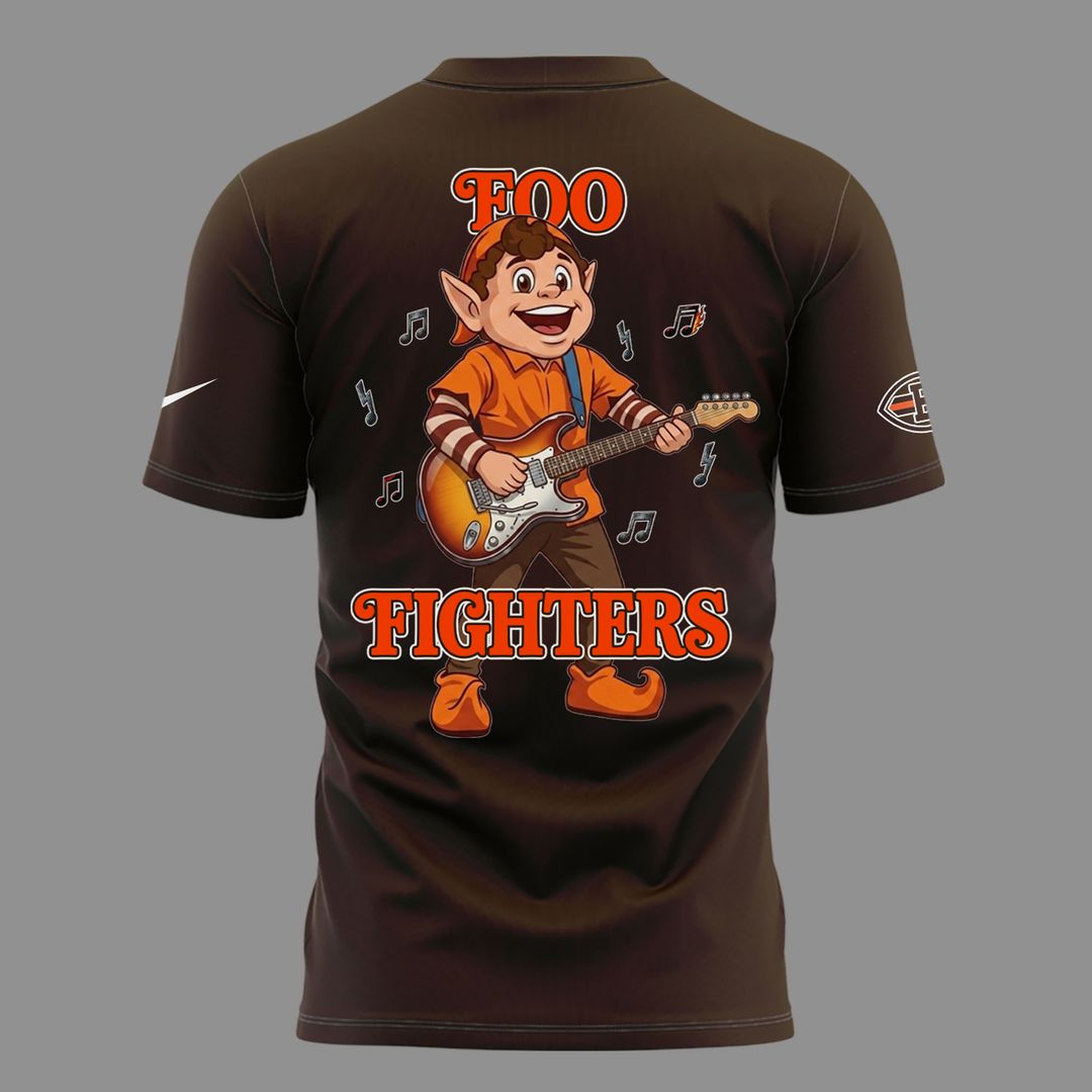 Newest Shirt Foo Fighters x Cleveland Browns - Take Cover Tour 2026 T-Shirt