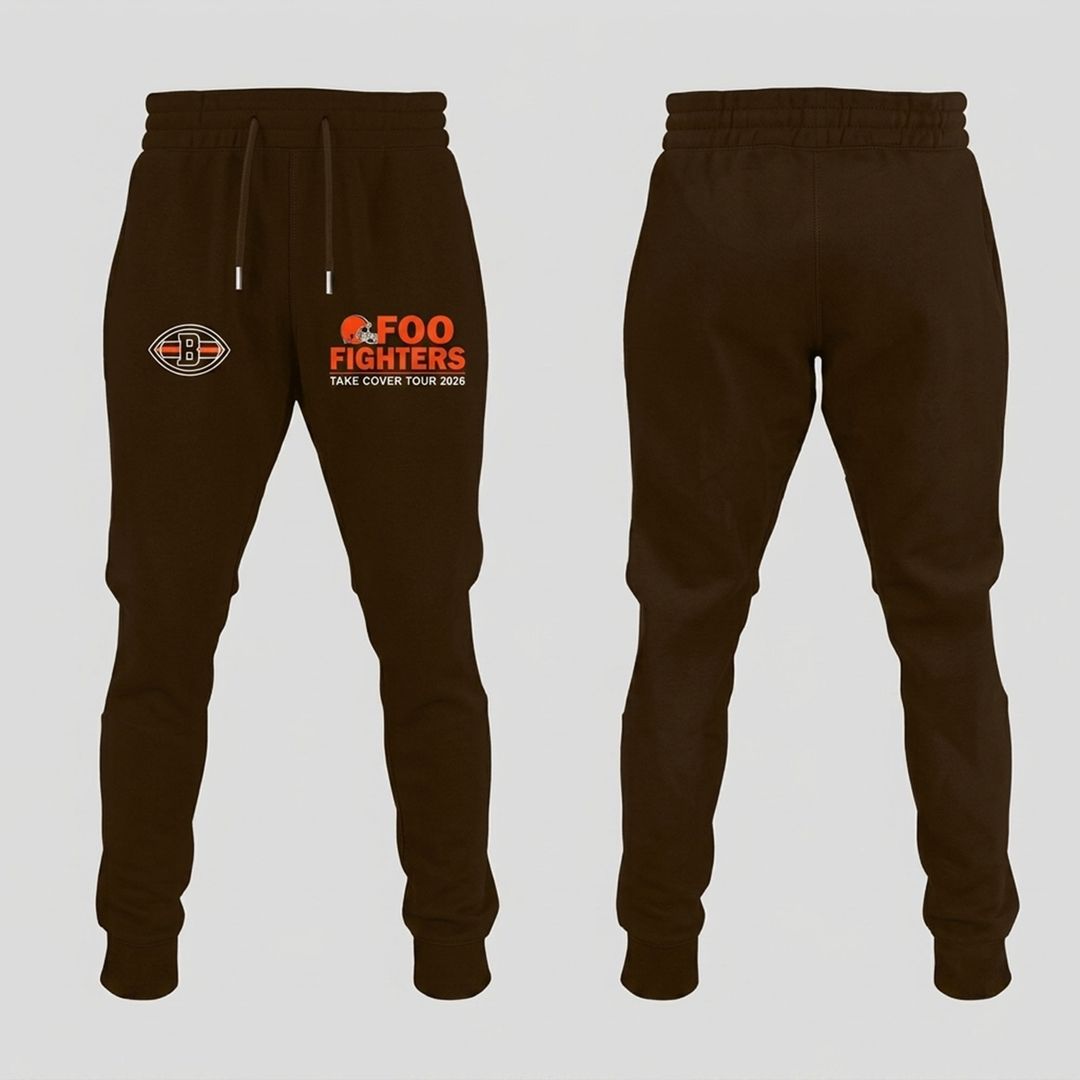Cleveland Browns x Foo Fighters - Take Cover Tour 2026 Football Jersey