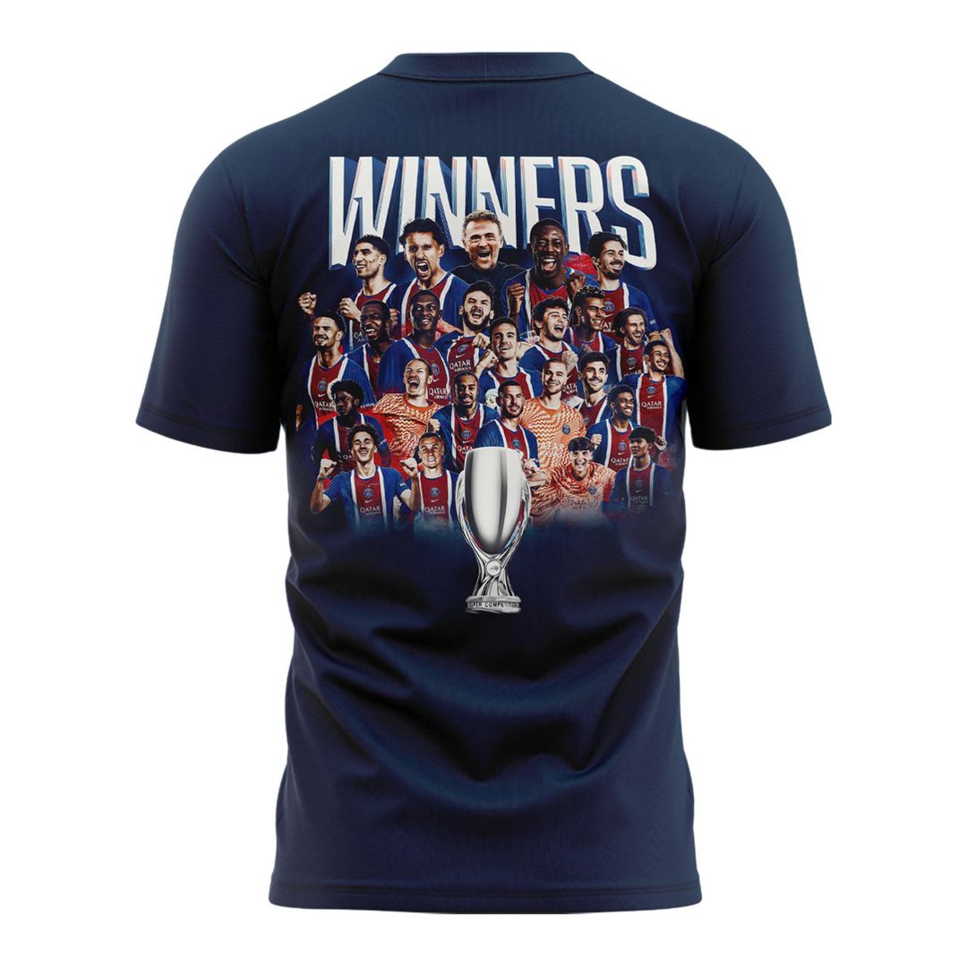 PSG 2026 Super Cup winners Special Edition T-Shirt