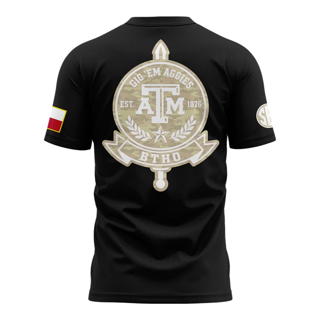 Texas A&M Aggies Honor & Support Camo T-Shirt