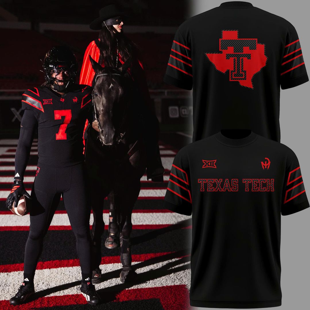 Texas Tech Football Red Raider Nation “Let’s Ride” TShirt