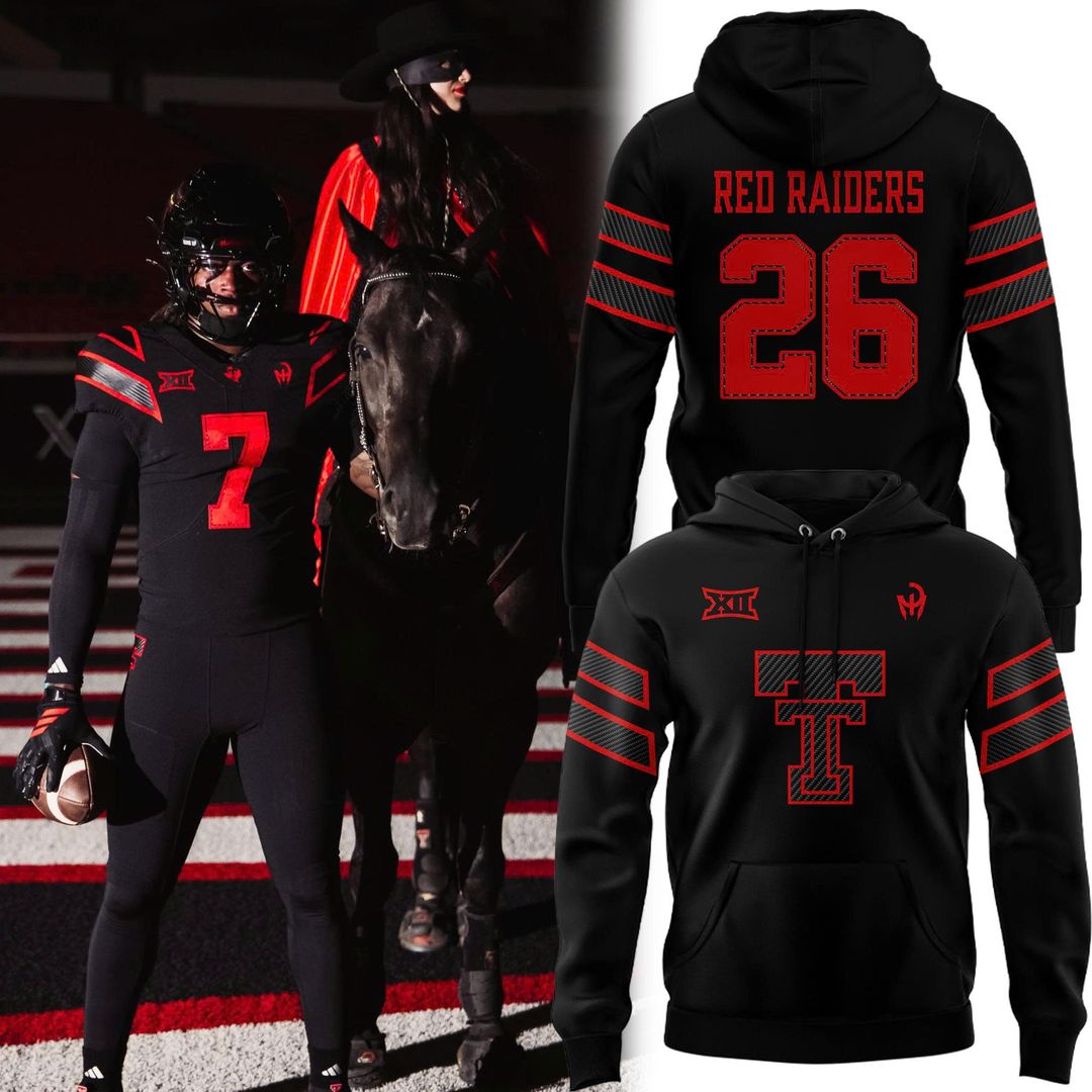 Texas Tech Football Red Raider Nation “Let’s Ride” Hoodie