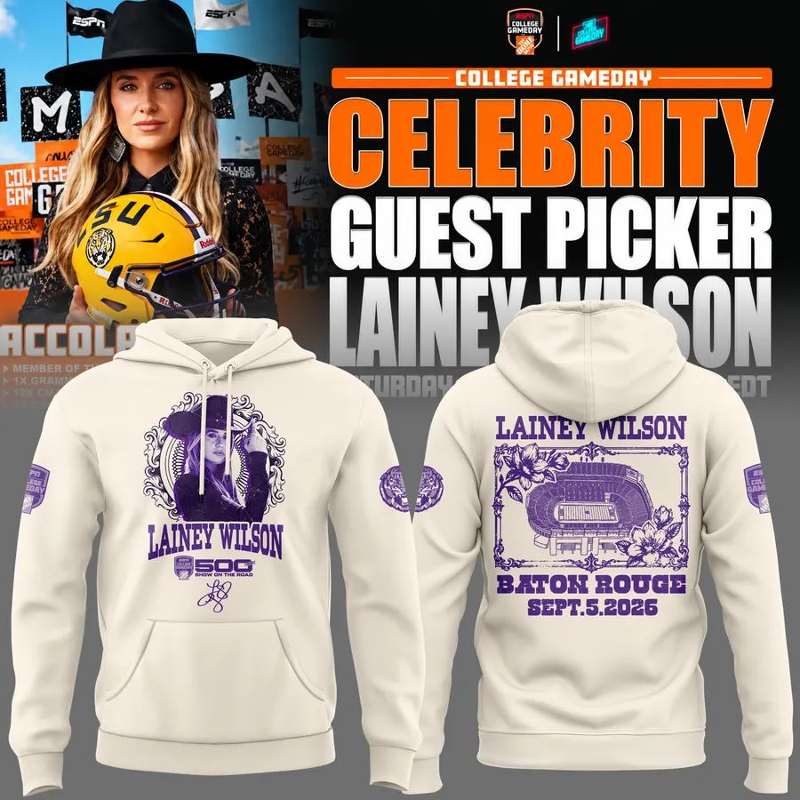 Limited Edition LSU Football x Lainey Wilson Hoodie