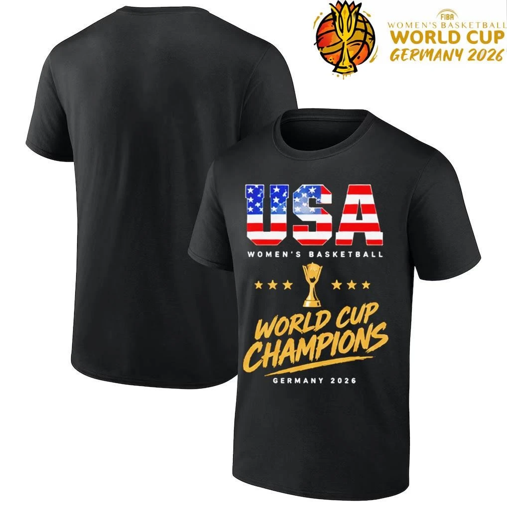 FIBA Women's Basketball World Cup Champion 2026 - Team USA T-Shirt