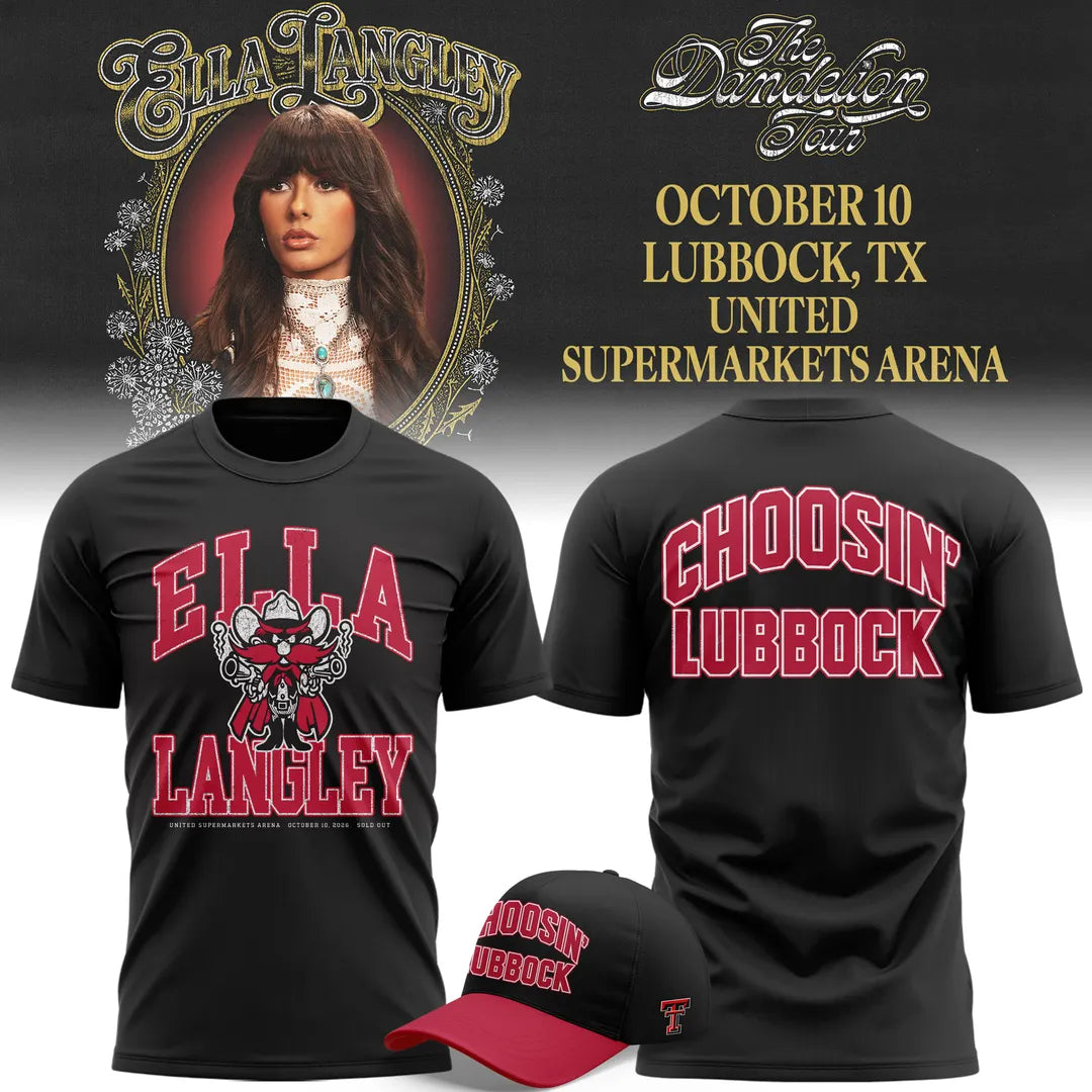Exclusive Edition Ella Langley x Texas Tech Red Raiders T-Shirt 2026