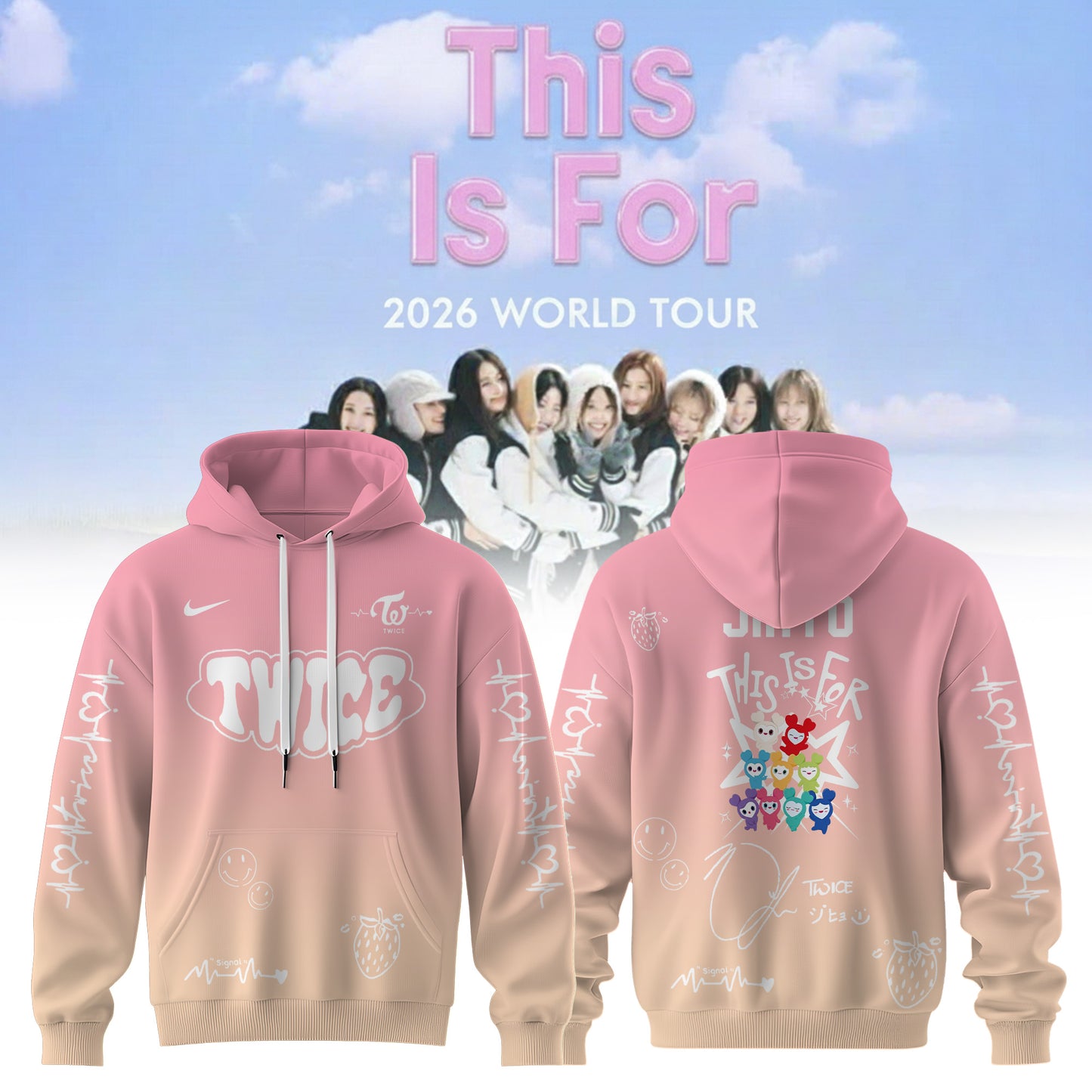TWICE 2026 WORLD TOUR — “THIS IS FOR” Hoodie Drop!