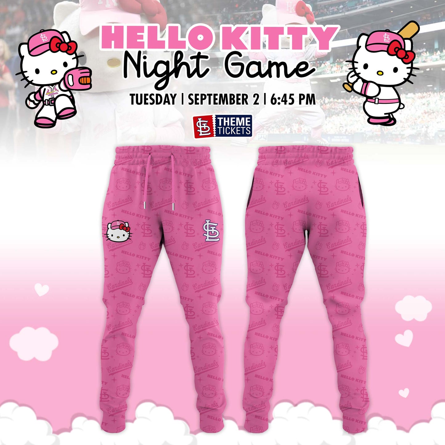 St. Louis Cardinals x Hello Kitty Night Game Limited Edition Jersey
