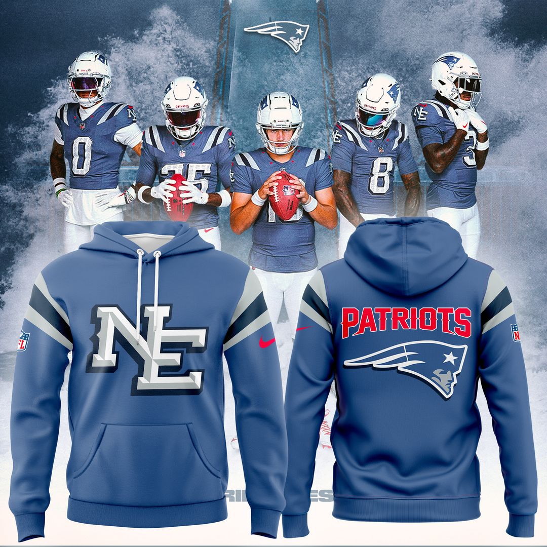 NE Patriots 2025 NFL Rivalries Nor’Easter Hoodie