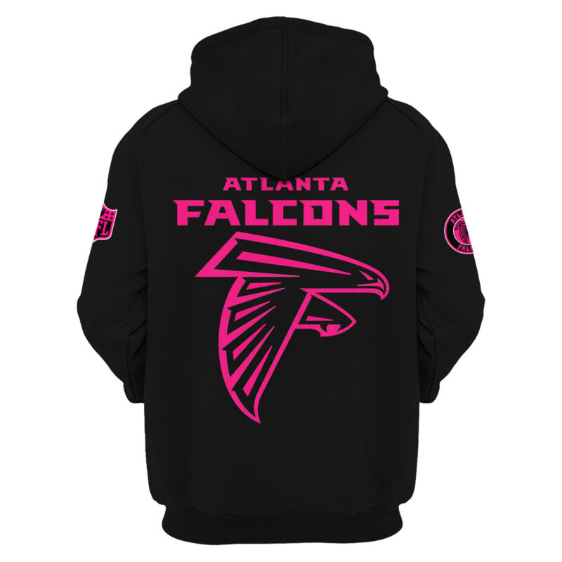 Women's Black Atlanta Falcons 2025 NFL Crucial Catch Club Pullover Hoodie