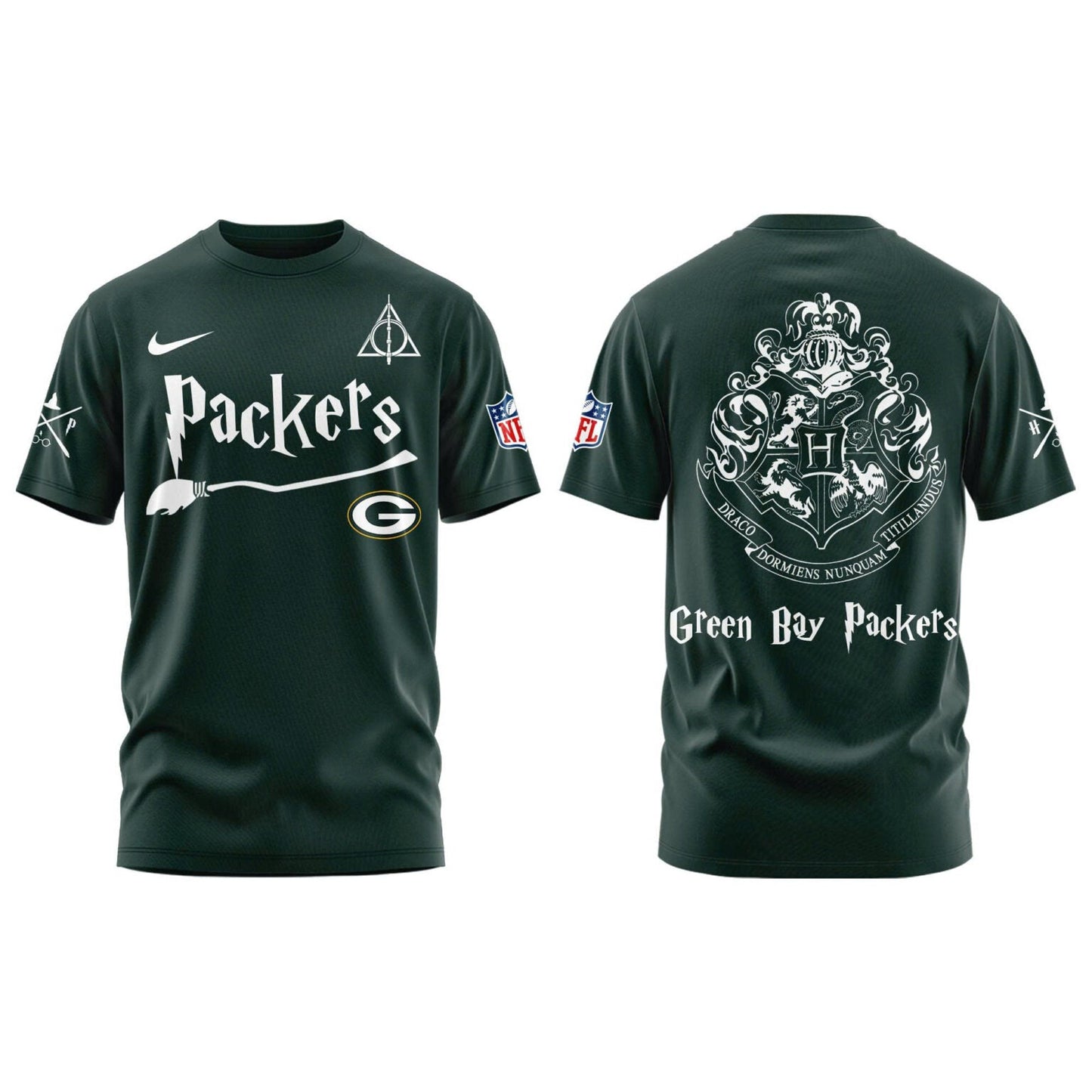 Green Bay Harry Potter 2025 Combo Tshirt