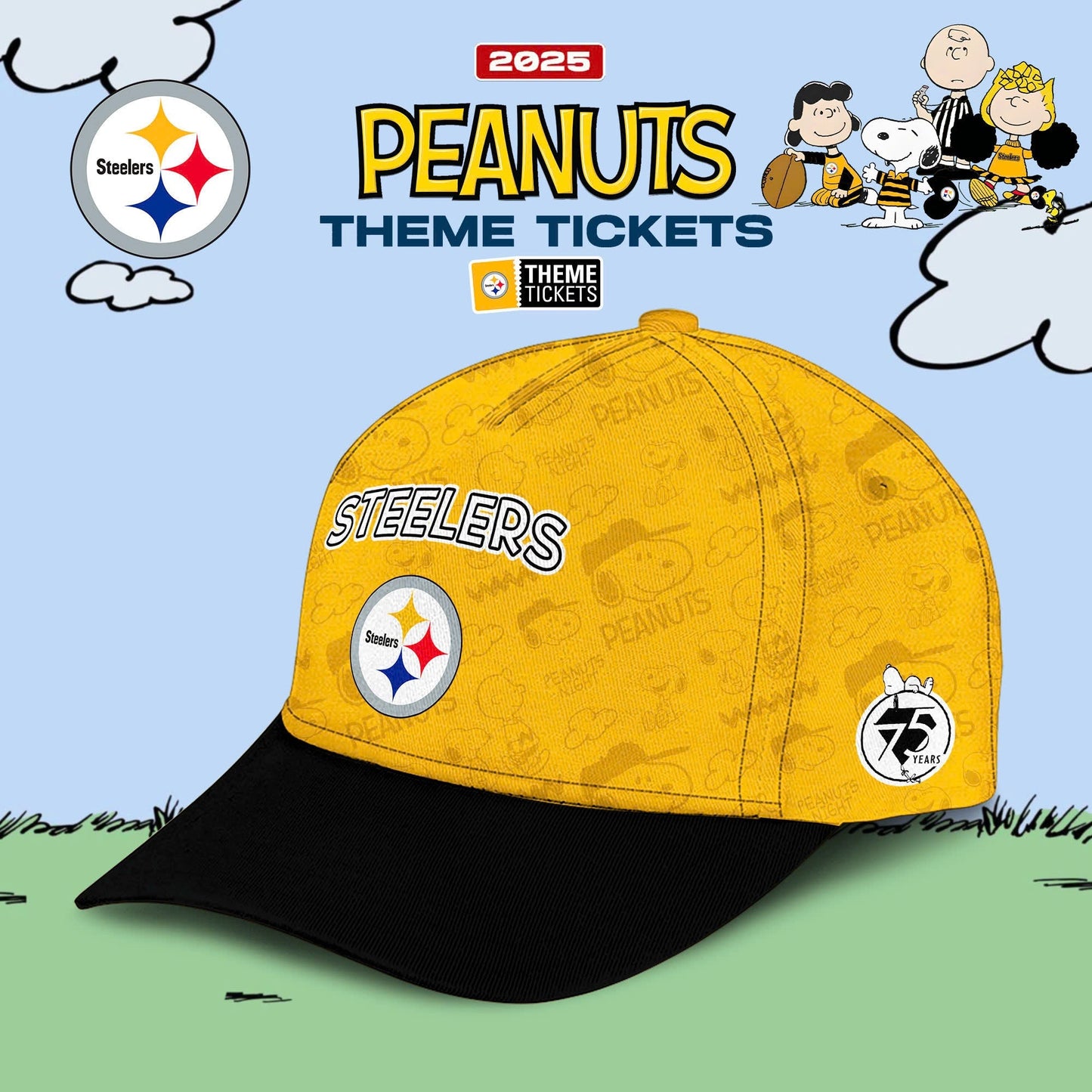 Pittsburgh Steelers x Peanuts Limited Editions 2025 Hoodie