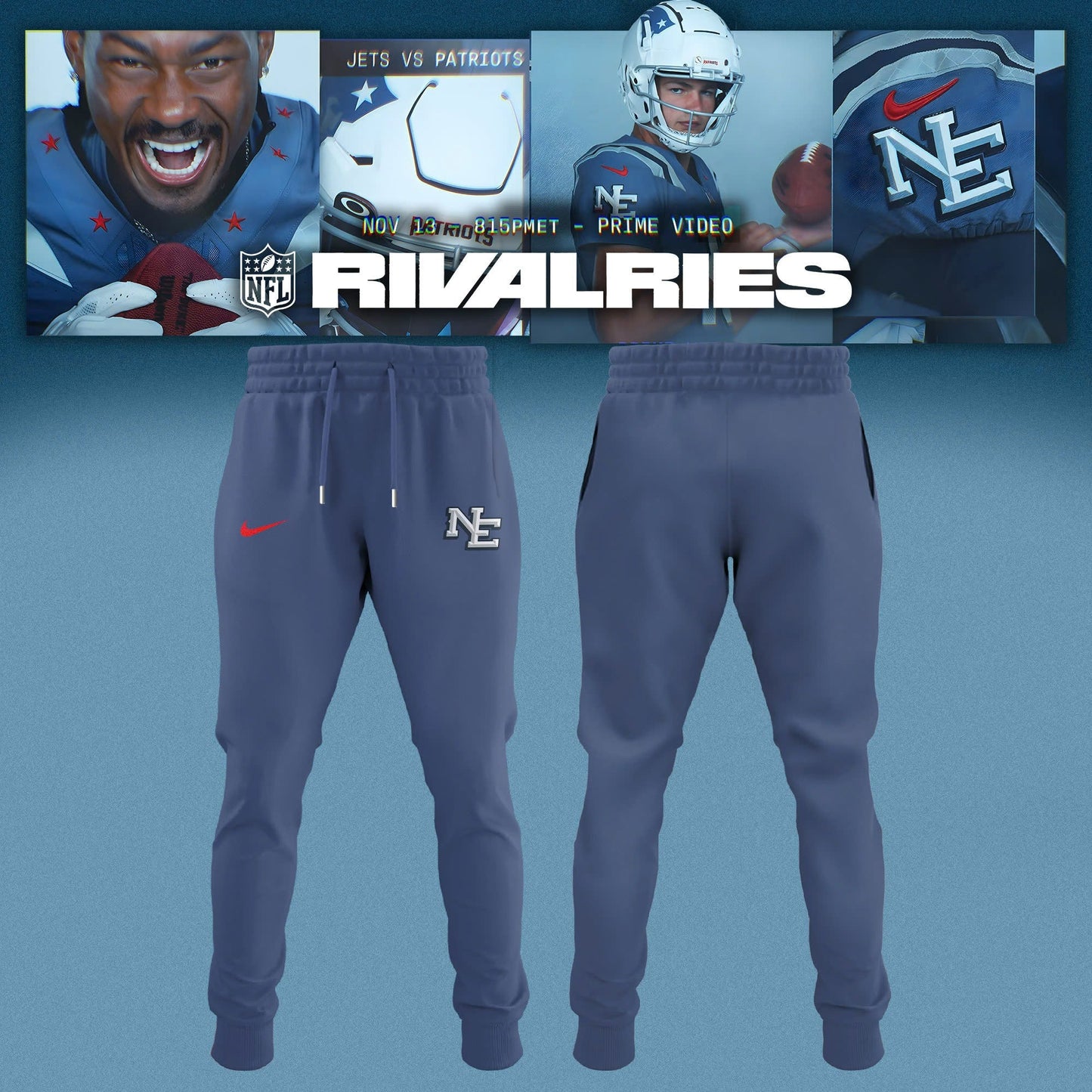 New England Patriots 2025 Rivalries Nor’Easter Storm Special Hoodie