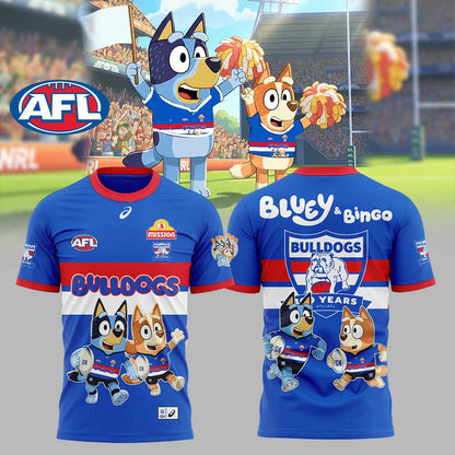 Limited Edition W.Bulldogs Bluey and Bingo Shirt