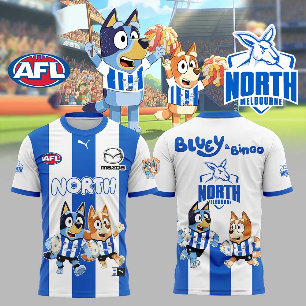 Limited Edition N.Melbourne Bluey and Bingo Shirt