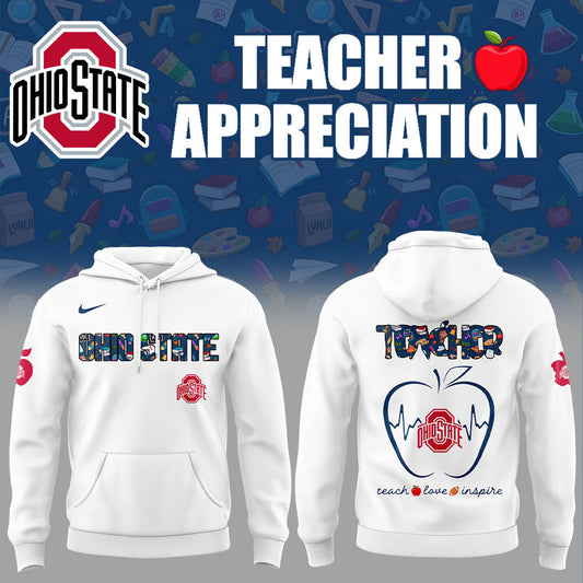 Ohio State Football TEACHER Appreciation 2025 Combo Hoodie
