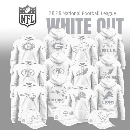 All Team NFL 2025 White Out Limited Edition Combo V1