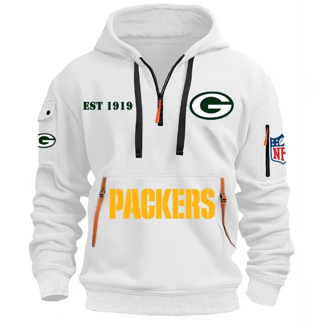 Green Bay Packers 2026 New Half Zip Hoodie