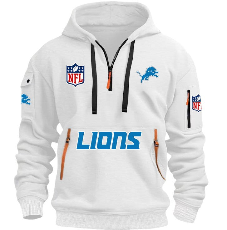 Detroit Lions 2026 New Half Zip Hoodie