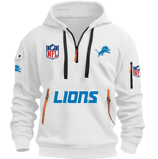 Detroit Lions 2026 New Half Zip Hoodie