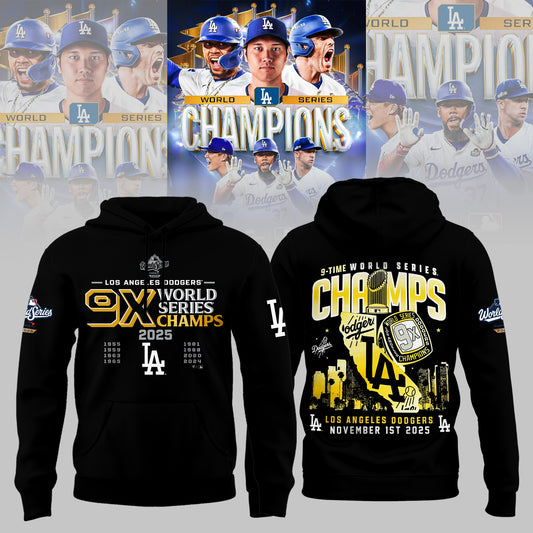 Los Angeles Dodgers x World Series Champion 2025 Hoodie Limited Edition