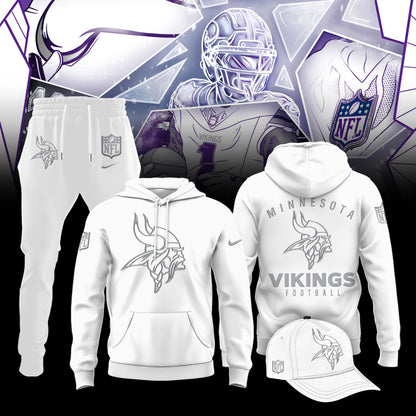 Minnesota Vikings 2026 White Out Limited Edition Hoodie