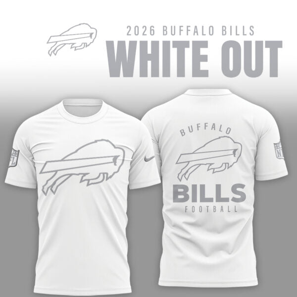 Buffalo Bills 2026 White Out Limited Edition Shirt