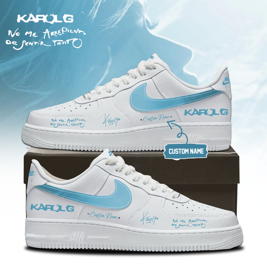 KaRol G Album “NO ME ARREPIENTO DE SENTIR TANTO” 🩵 – Shoes