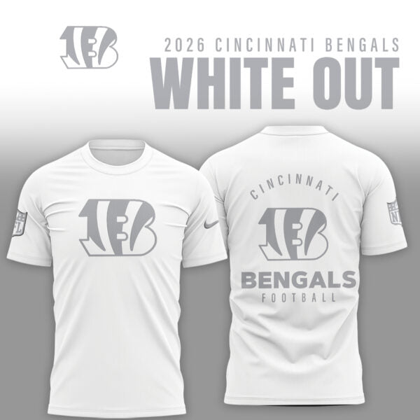 Cincinnati Bengals 2026 White Out Limited Edition Shirt