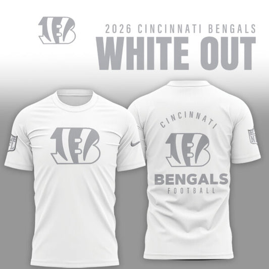 Cincinnati Bengals 2026 White Out Limited Edition Shirt