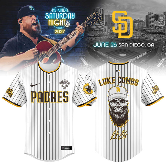 San Diego Padres x My Kinda Saturday Night Tour 2027 Jersey Edition