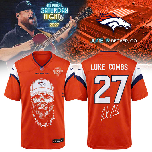 Luke Combs x Denver Broncos - My Kinda Saturday Night Tour 2027 Jersey