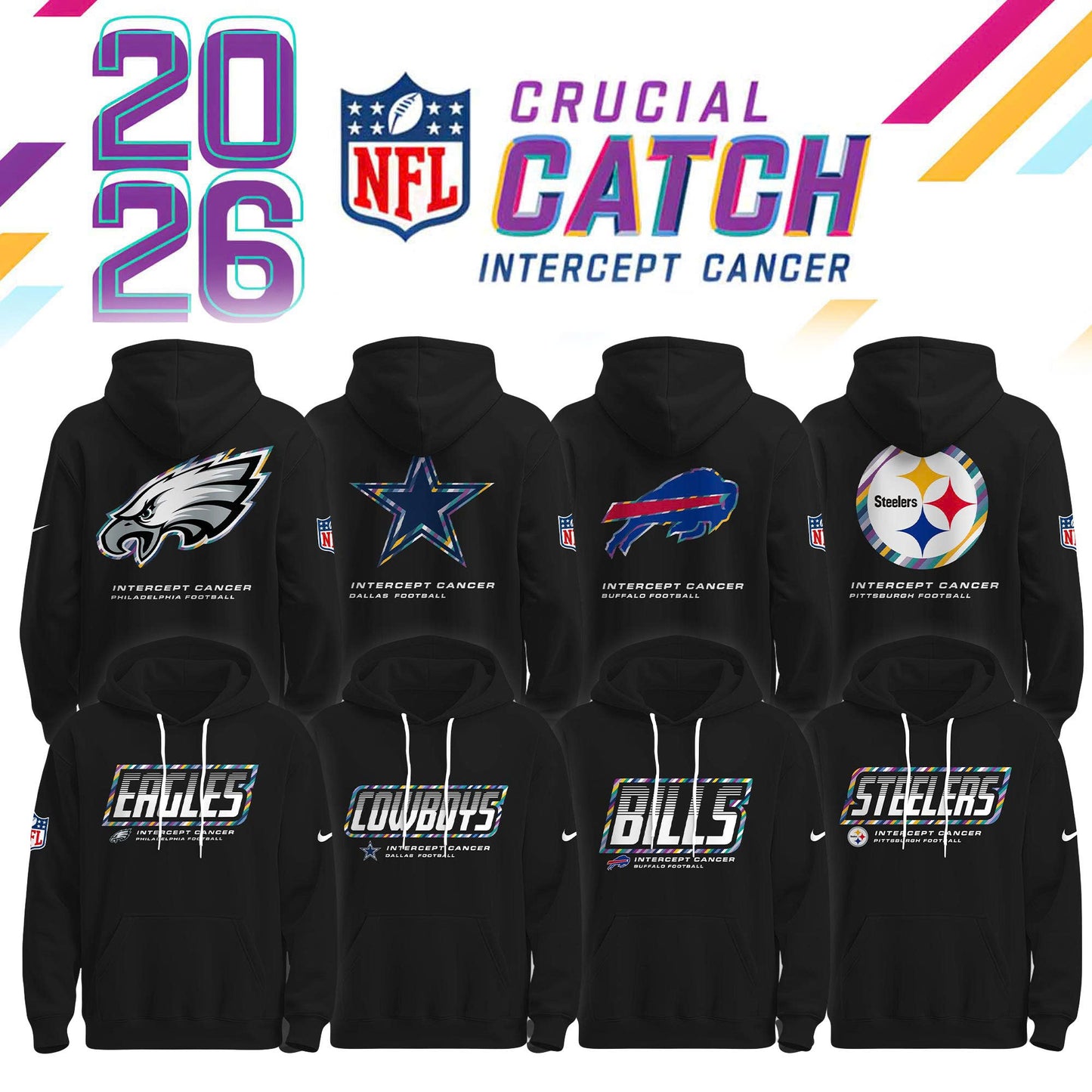 All Team NFL 2026 Crucial Catch Hoodie