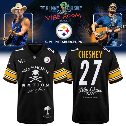 Pittsburgh Steelers x Kenny Chesney The Original Vibe Room Tour 2027 Jersey