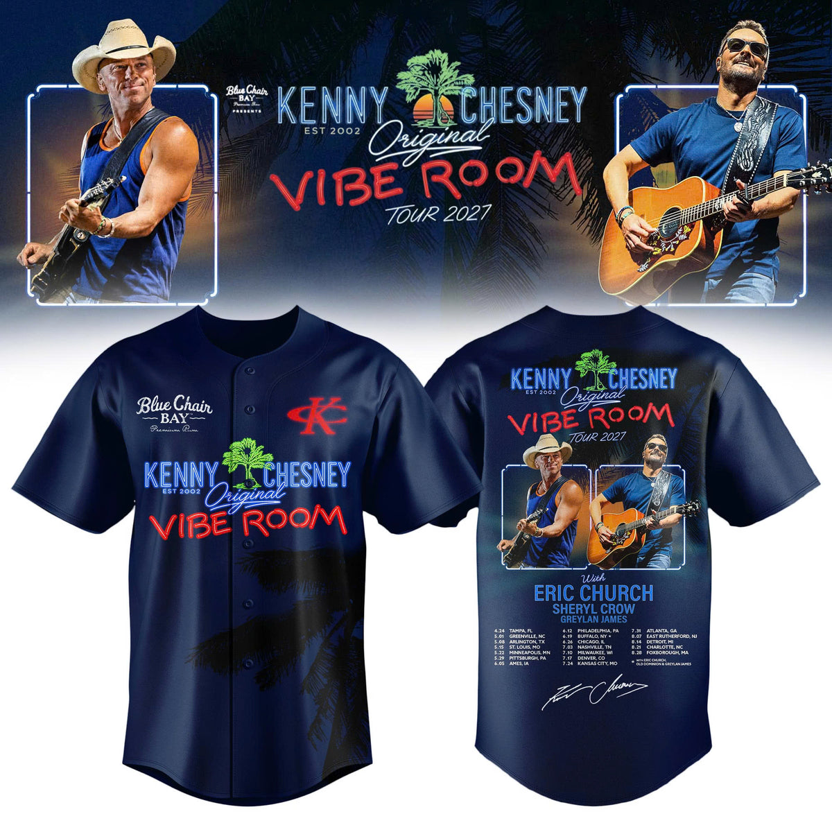 The Original Vibe Room Tour 2027 Limited Edition Jersey