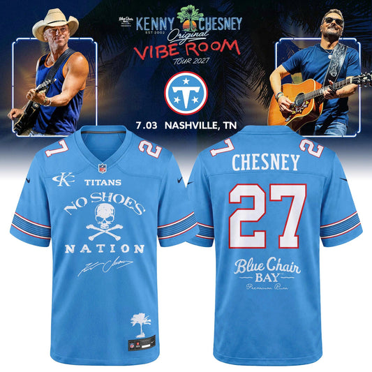 Tennessee Titans x Kenny Chesney The Original Vibe Room Tour 2027 Jersey