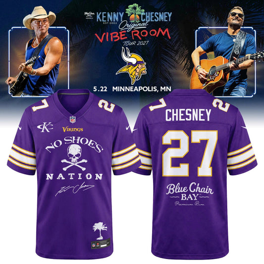 Minnesota Vikings x Kenny Chesney The Original Vibe Room Tour 2027 Jersey