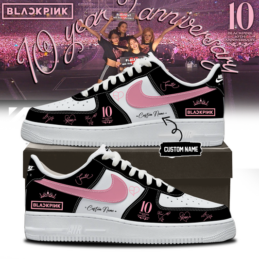 🖤 BLACKPINK – 10th Anniversary & Comeback 🩷- Exclusive AF1 Shoes
