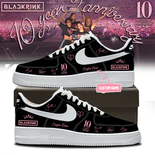 🖤 BLACKPINK – 10th Anniversary & Comeback 🩷- Exclusive AF1 Shoes