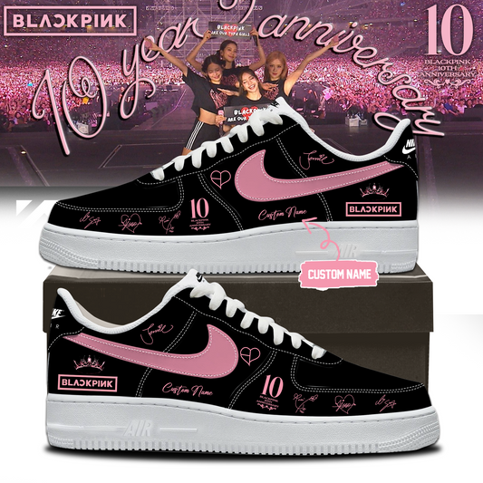 🖤 BLACKPINK – 10th Anniversary & Comeback 🩷 Exclusive AF1 Shoes