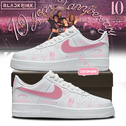 🖤 BLACKPINK – 10th Anniversary & Comeback 🩷 Exclusive AF1 Shoes