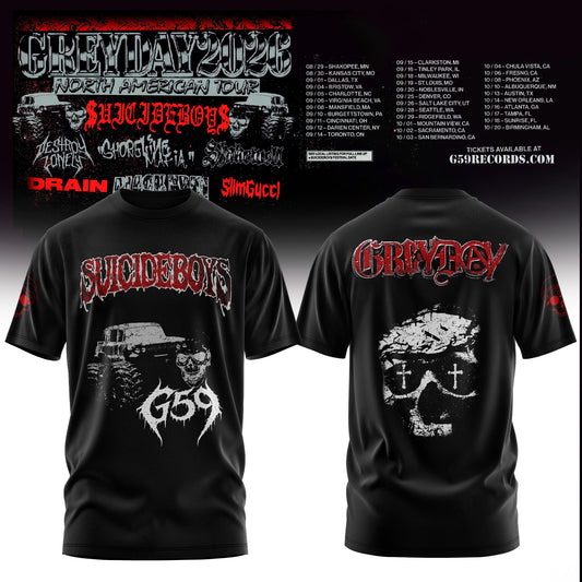 Greyday 2026 – North American Tour T-Shirt